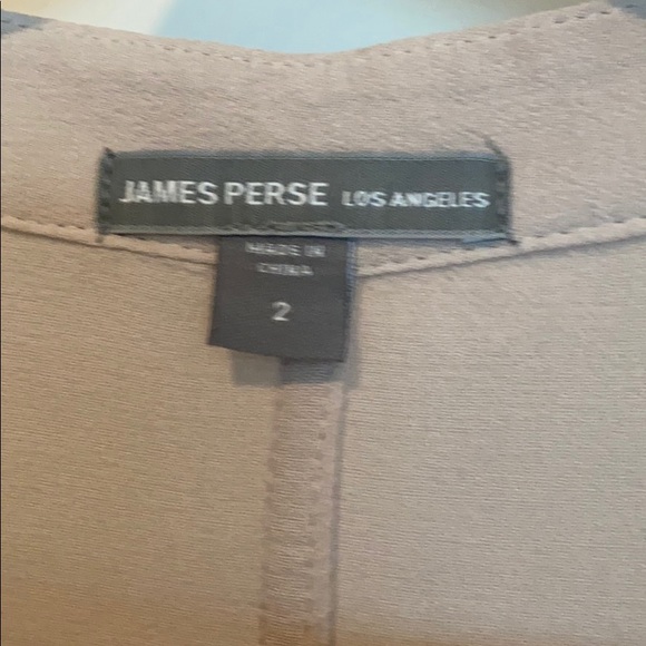 James Perse taupe drawstring jumper - Picture 2 of 3